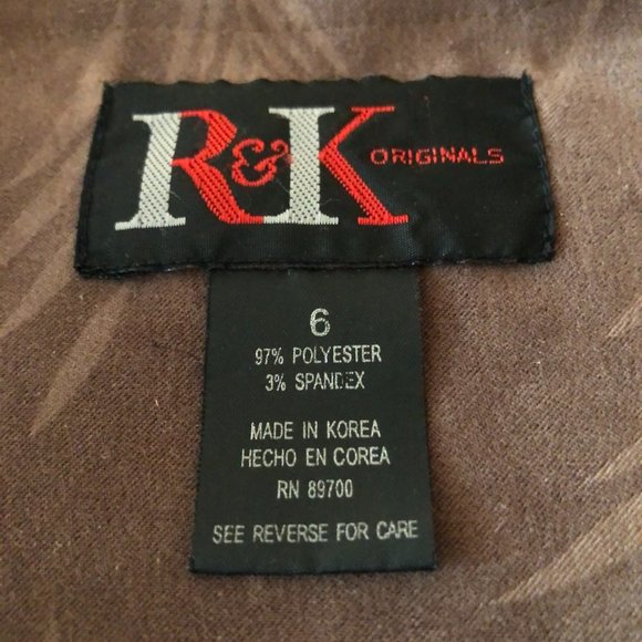 Vintage Women's Dressy Jacket w/Tone on Tone Fabric and Button Front - Picture 9 of 10